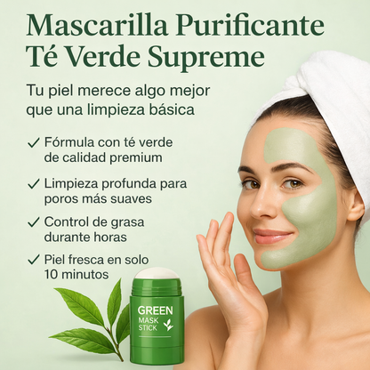 Mascarilla purificante de Té Verde